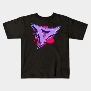 Letter D - Graffiti Street Art Style Kids T-Shirt